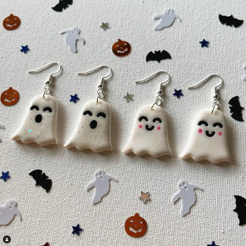 Flower Hoops - Pink & Yellow