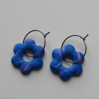 Mini Flower Hoops